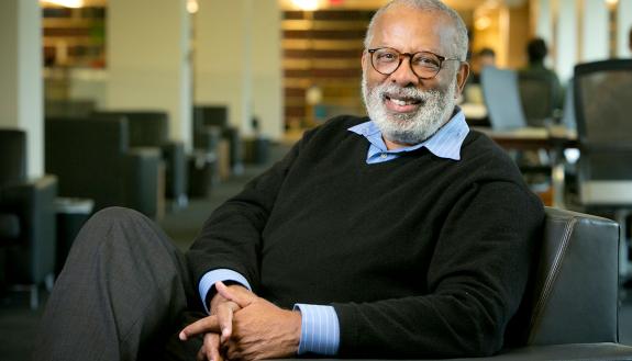 Jim Coleman in his office