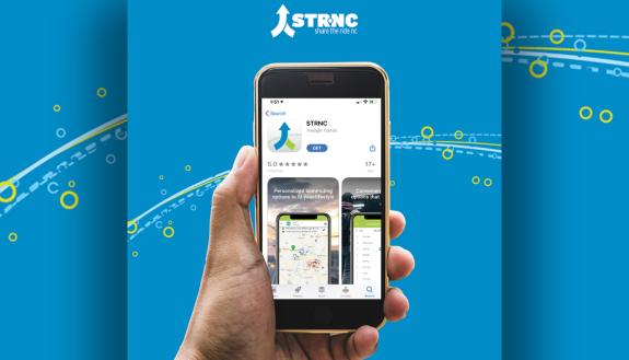 Share the Ride NC users to input home, work or school addresses to securely locate commute partners. Photo courtesy of GoTriangle.