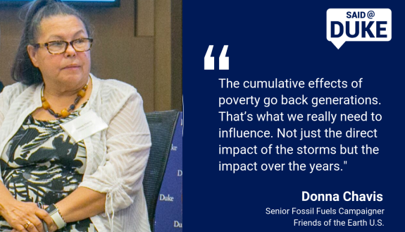 Said@Duke: Donna Chavis on How Major Storms Can Prolong Poverty