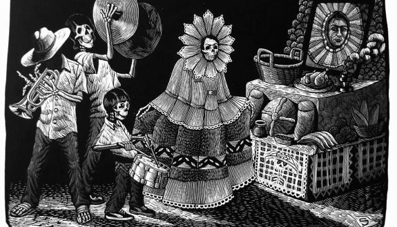 Mexican artist Sánchez Santamaría will begin a residency this week, teaching at Duke and local schools.