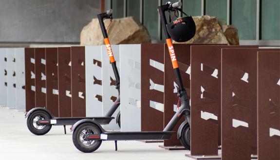 Spin is one of three operators that has a permit from the City of Durham to deploy electric scooters.