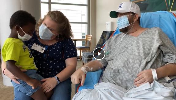 Heart Transplant patient and family