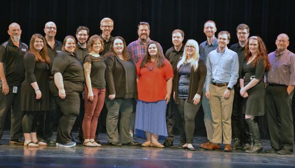 The Theater Operations team works on about 300 campus events a year. Photo by Jonathan Black.