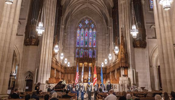 Veterans Day at Duke Chapel.