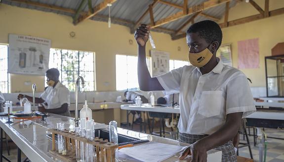 As classrooms reopen, one North Carolina-based nonprofit is helping Kenyan girls stay on track amidst the pandemic. Photo by Mwarv Kirubi, 2020