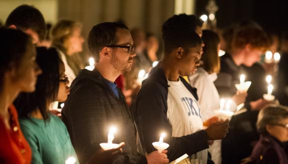 all hallow's eve service at duke chapel
