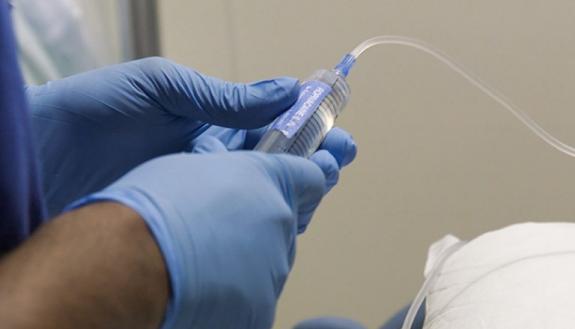 stock image of patient receiving anesthesia