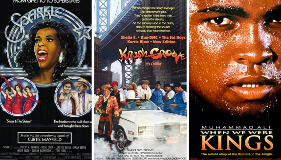 Krush Groove and other movie posters