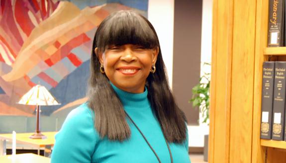 Beverly Murphy helps healthcare professionals find the answers they're looking for at the Duke University Medical Center Library.