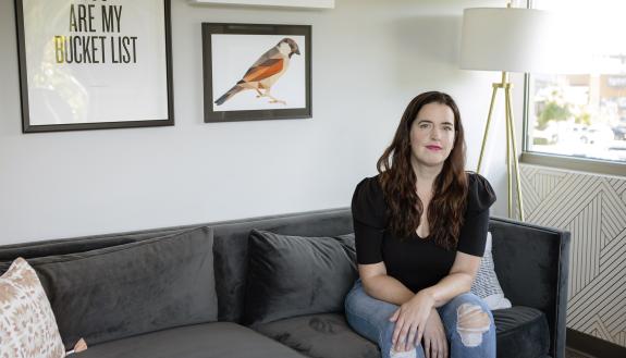 Kate Bowler at home