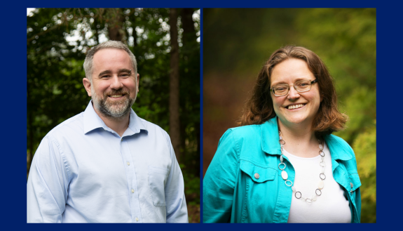 Nicholas Carnes and Melanie Wood received one of the nation's top young scholar awards.