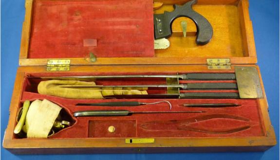 civil war surgical tools from the Alphonsus Cobb Collection