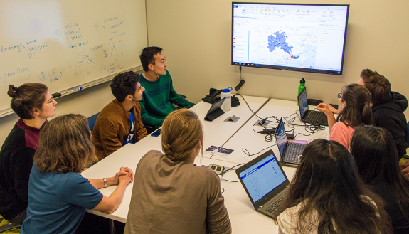 A team of students from the Nicholas School of the Environment and Pratt School of Engineering has been working for more than a year to create a single digital map of the service boundaries of North Carolina’s drinking water systems