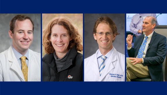 Duke experts: Andrew Godfrey, Lisa Campbell, Cameron Wolfe and Rett Newton.