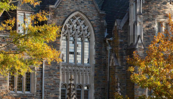 Allen Building in fall