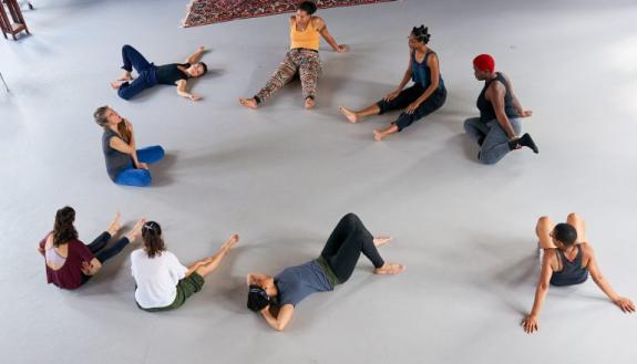Inaugural dance in MFA class