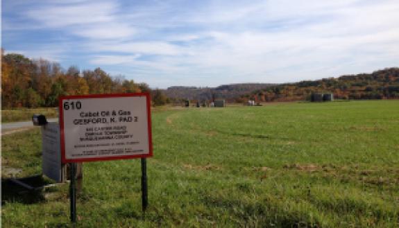 The township of Dimock, Pennsylvania. Image credit to Daniel Raimi.