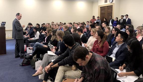 Patrick Duddy reviews the tumultuous situation in Venezuela at a Duke in DC brief for congressional staff and others.