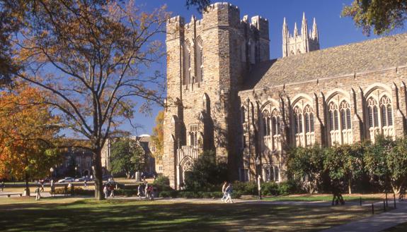 Duke's West Campus in 1999.