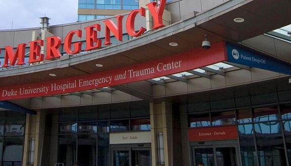 Duke emergency entrance