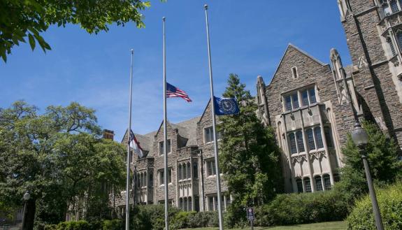 Flags Lowered In Honor Of El Paso And Dayton Shooting Victims