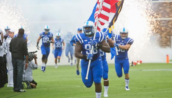 Duke staff and faculty receive up to four free tickets to the Duke home opener on Sept. 3.