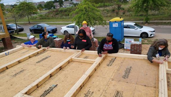 Work begins on the new Habitat house