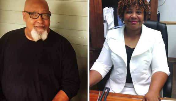 Community Leaders Jones, Belcher Receive Service Award