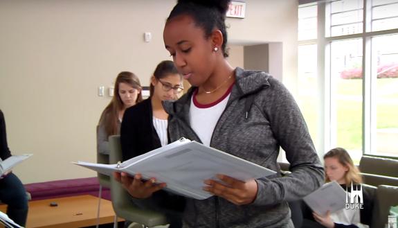 Last week, the class began rehearsals for the Informed Consent performance on December 7.