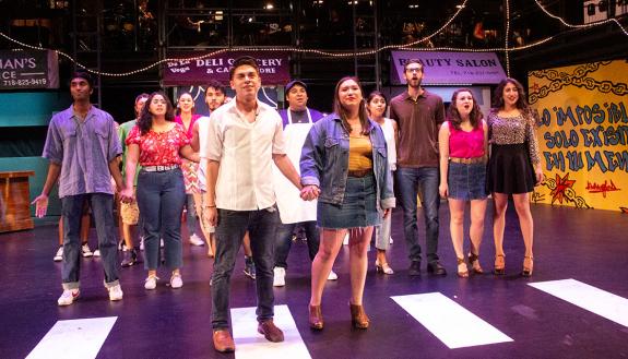 The Duke cast of In the Heights. Photo by Arabella Chen