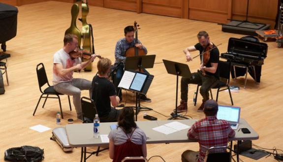 string quartet performance