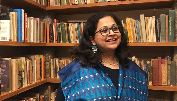 Leela Prasad in her office