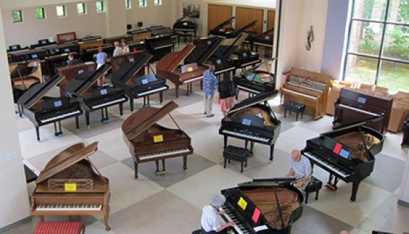 Duke’s annual piano sale will be July 28 through 31 at the Freeman Center for Jewish Life.