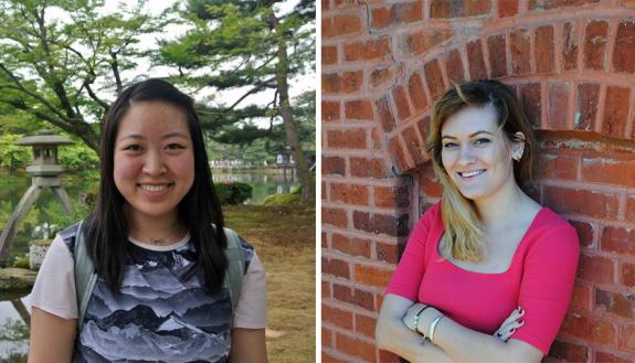 Humanities grad students Hannah Ontiveros and Kelly Tang participated in the NHC pilot program.