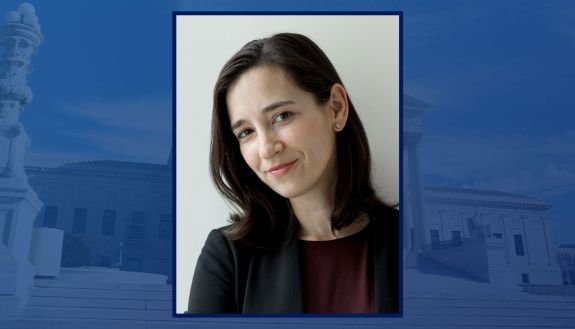 Marin Levy with Supreme Court background