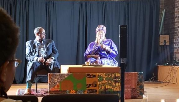 Marsha Warfield speaks at Duke