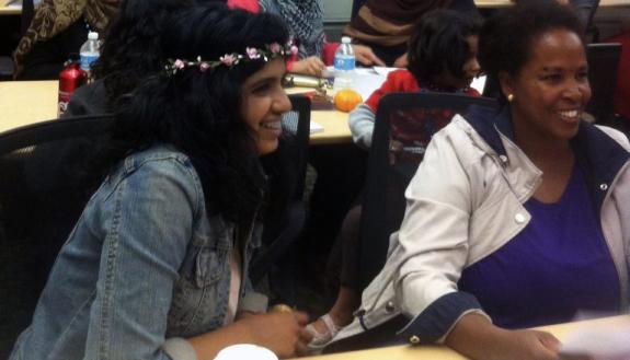 Michelle Khalid began volunteering with the Supporting Women’s Action program her first year at Duke and has remained a part during her four-year career, co-directing the program her junior and senior years.