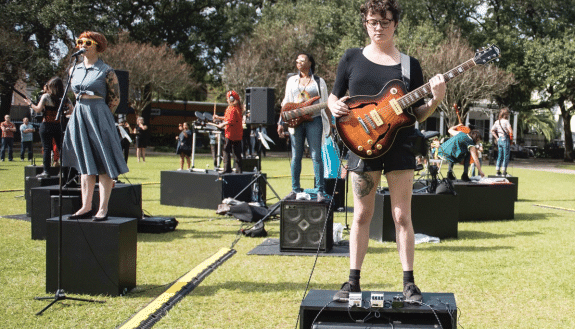 Performed first in New Orleans in 2017 as part of Prospect 4: The Lotus in Spite of the Swamp. 