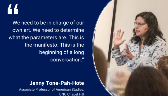 Said@Duke: Jenny Tone-Pah-Hote on Creating Art