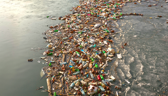 plastic in the ocean