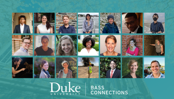 Ph.D. students working in Bass Connections