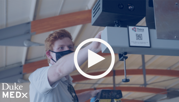 RDU worker uses Duke-funded technology to keep terminal clean