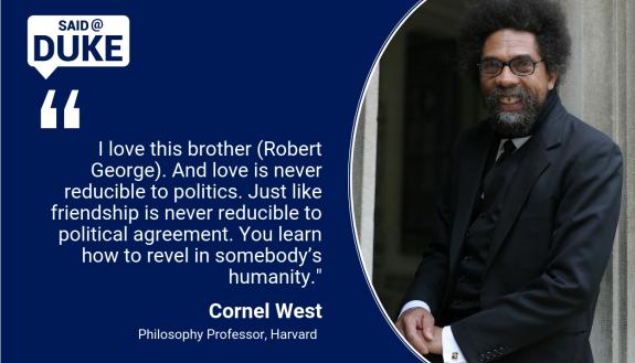 Cornel West: You learn how to revel in somebody's humanity.