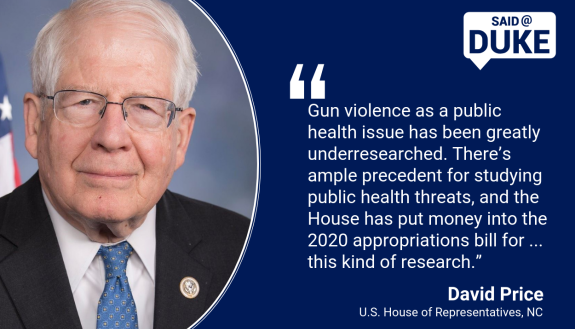 Said@Duke: Rep. David Price on Children's Health