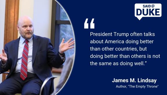 James Lindsay on American Leadership