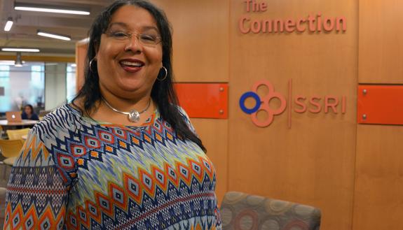 Tanya Exum-Coston has worked at Duke for 20 years and says her previous experience as a teacher helps in her current role with the Social Science Research Institute.