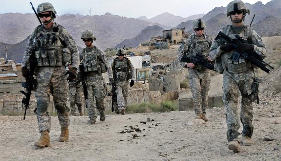 U.S. soldiers in Afghanistan