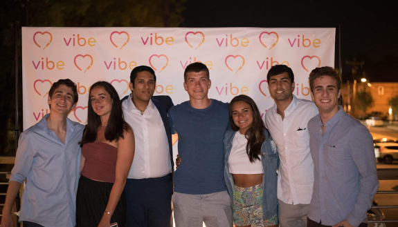 The Vibe team celebrates its launch