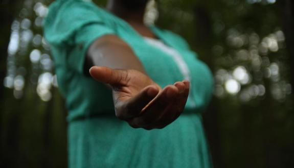 Still from Vonnie Quest's current film project, shot by cinematographer Terence Price II.