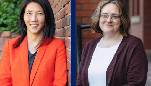 2022 MacArthur Fellows Emily Wang and Melanie Matchett Wood
